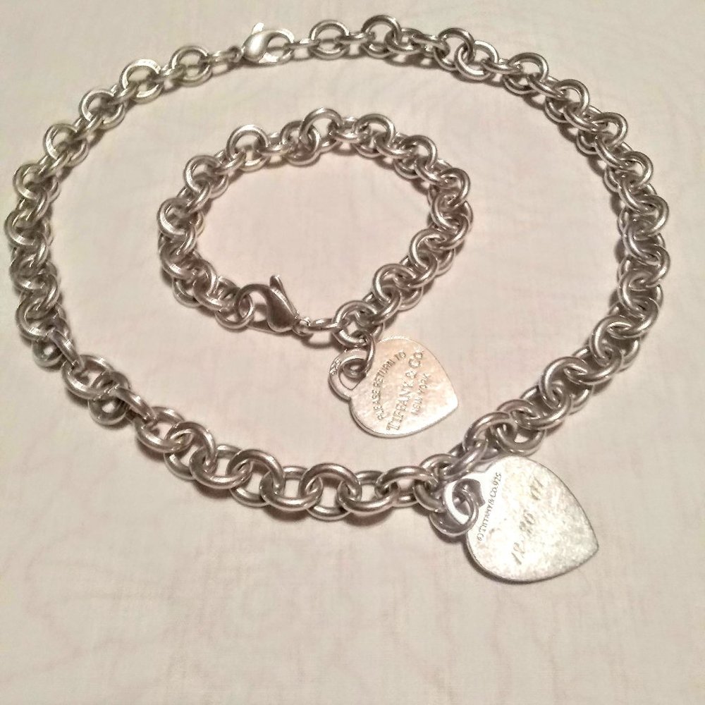 Tiffany & Co. New York ,Heart Tag Set